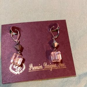 Ice crystal earrings